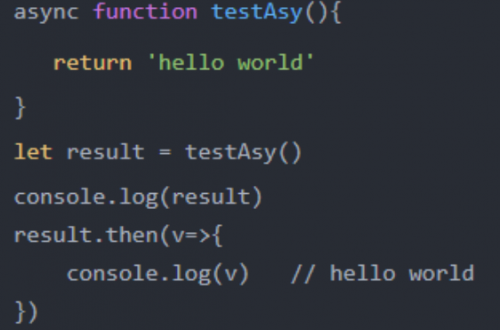 對(duì)async、await的理解3