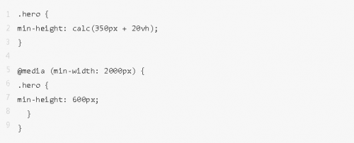Clamp()、Max() 和 Min() CSS 函數(shù)的用例9